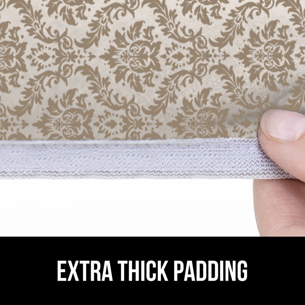 GORILLA GRIP nose-pocket design fits standard ironing boards securely