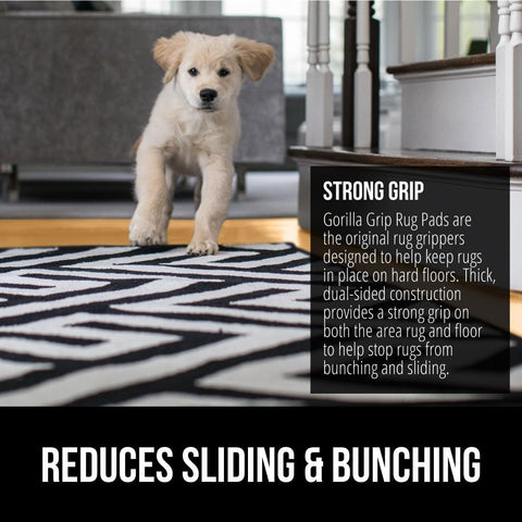 GORILLA GRIP open grid design promotes airflow and floor protection