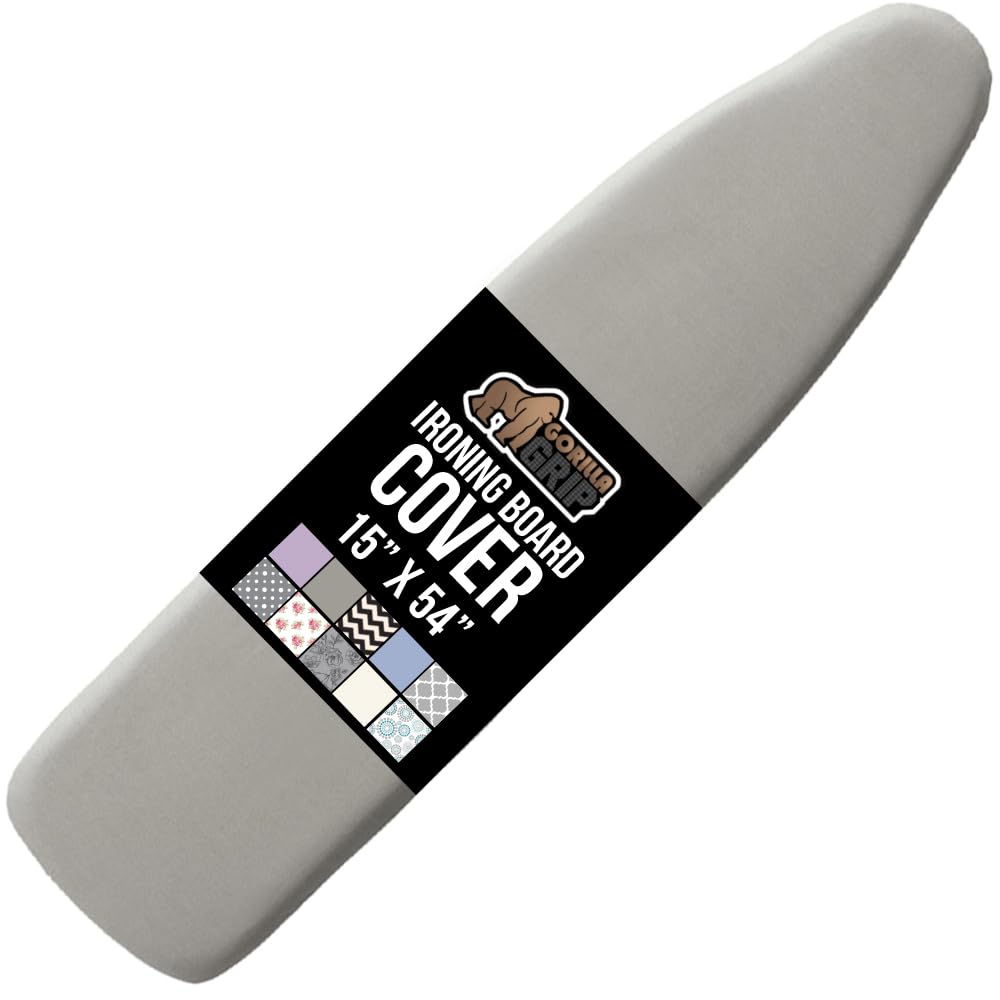 GORILLA GRIP original iron cover with silicone coating for smooth, fast ironing.