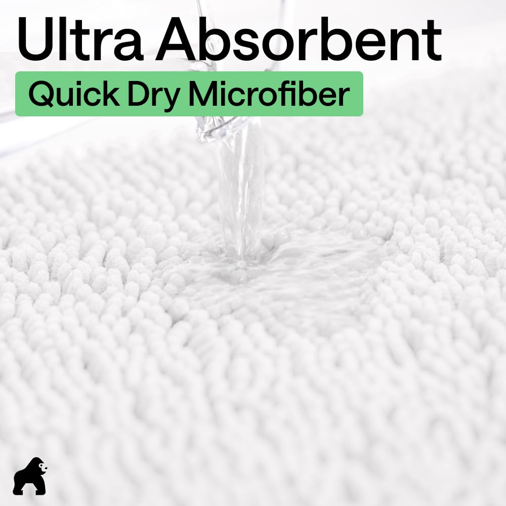 GORILLA GRIP quick-dry-microfiber dries quickly after showers