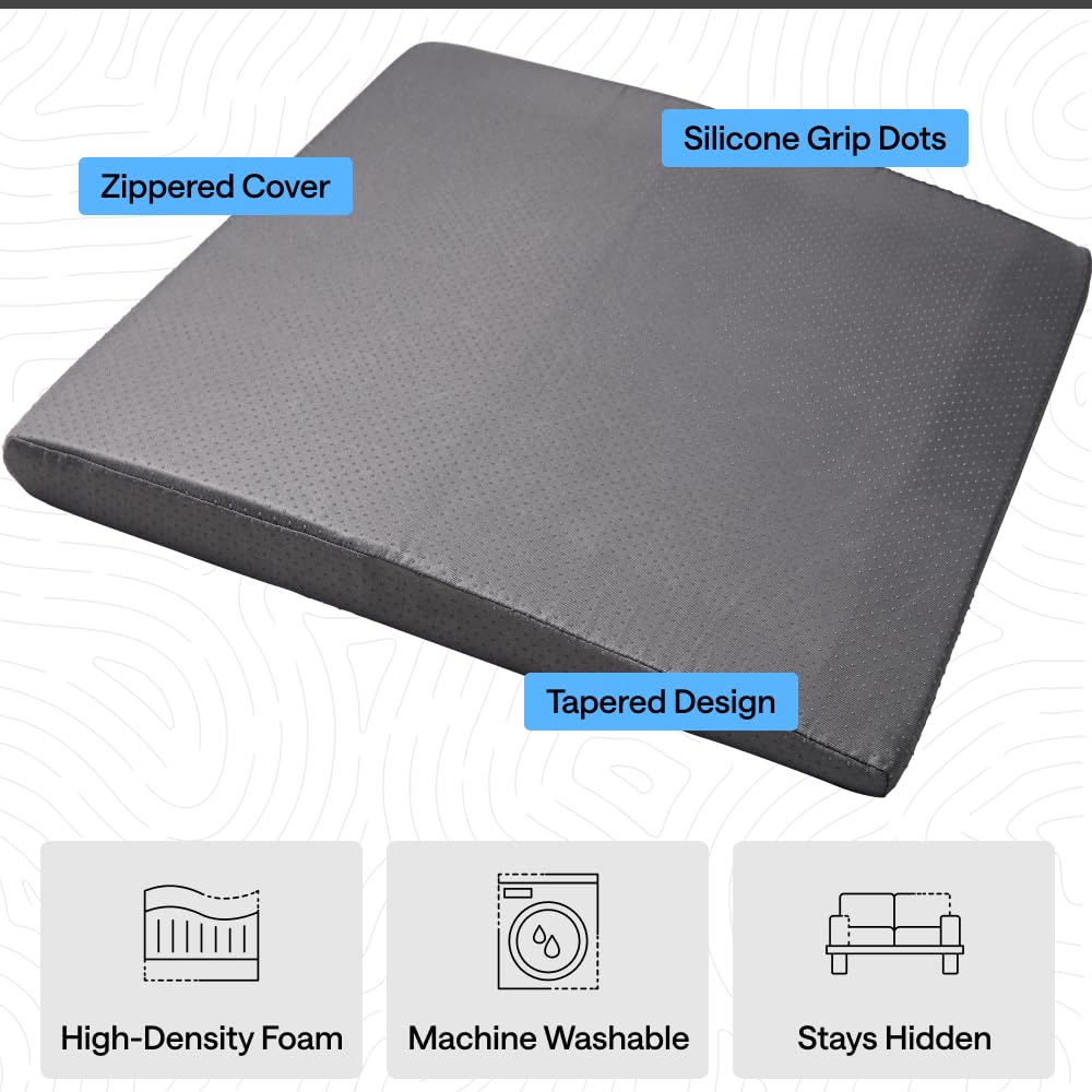 GORILLA GRIP reduces cushion movement for a calmer seating experience.