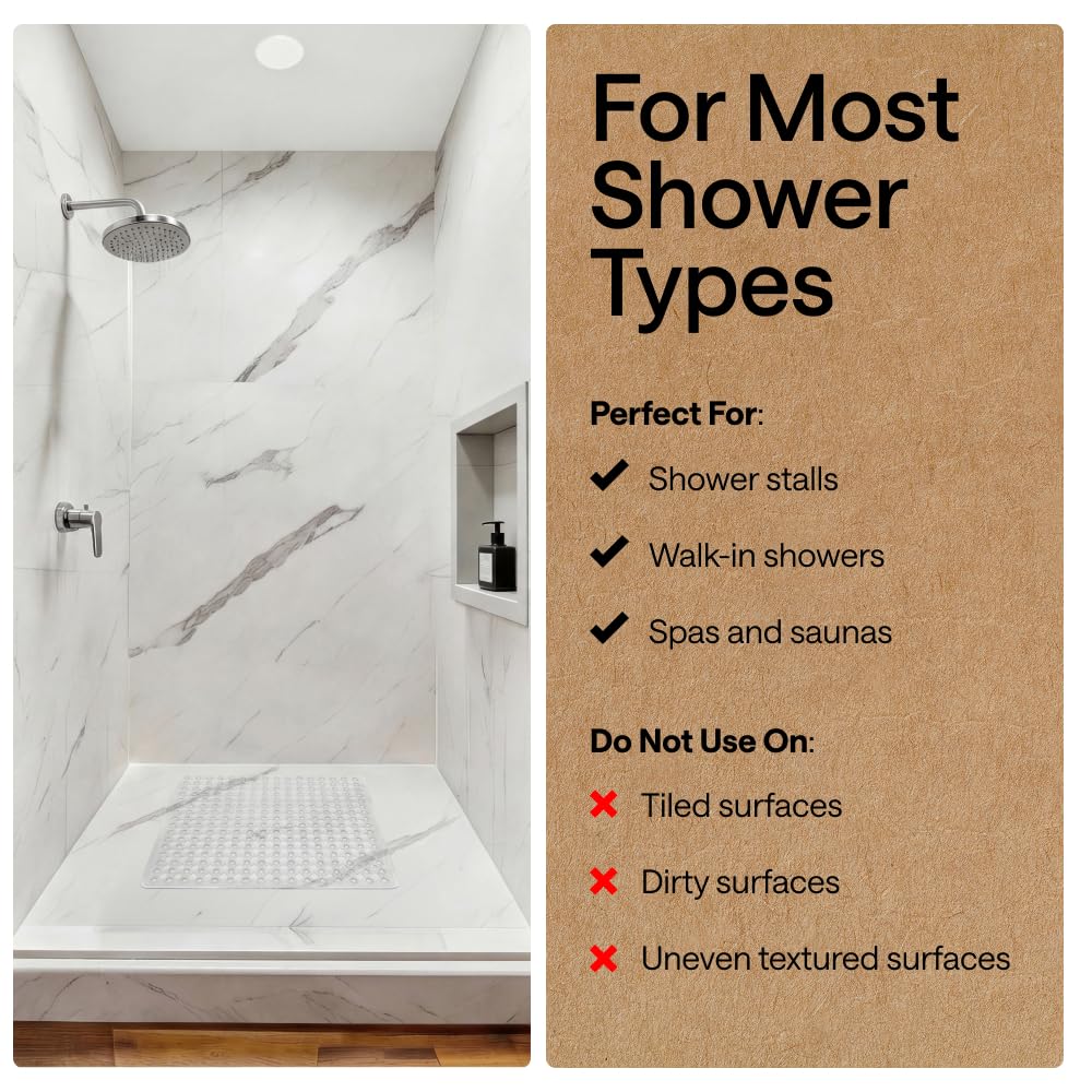 GORILLA GRIP installation on smooth surfaces for reliable stay-in-place performance.