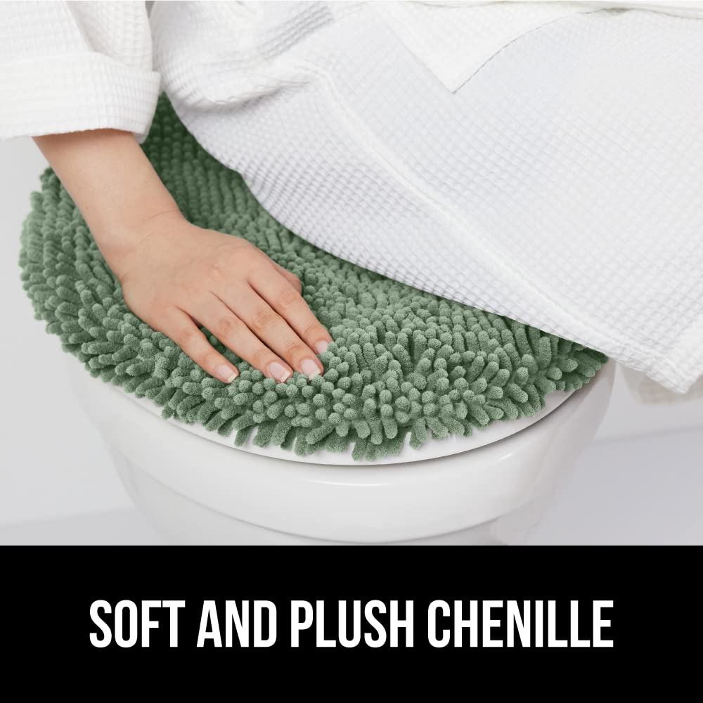 GORILLA GRIP lid cover sage green with elastic edge showcasing secure fit