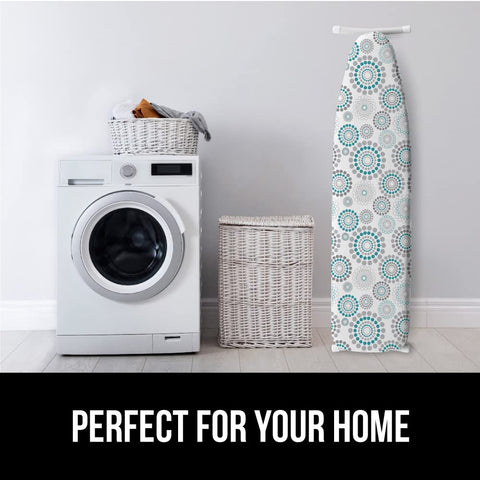 Gorilla Grip reflective silicone surface reduces ironing time.
