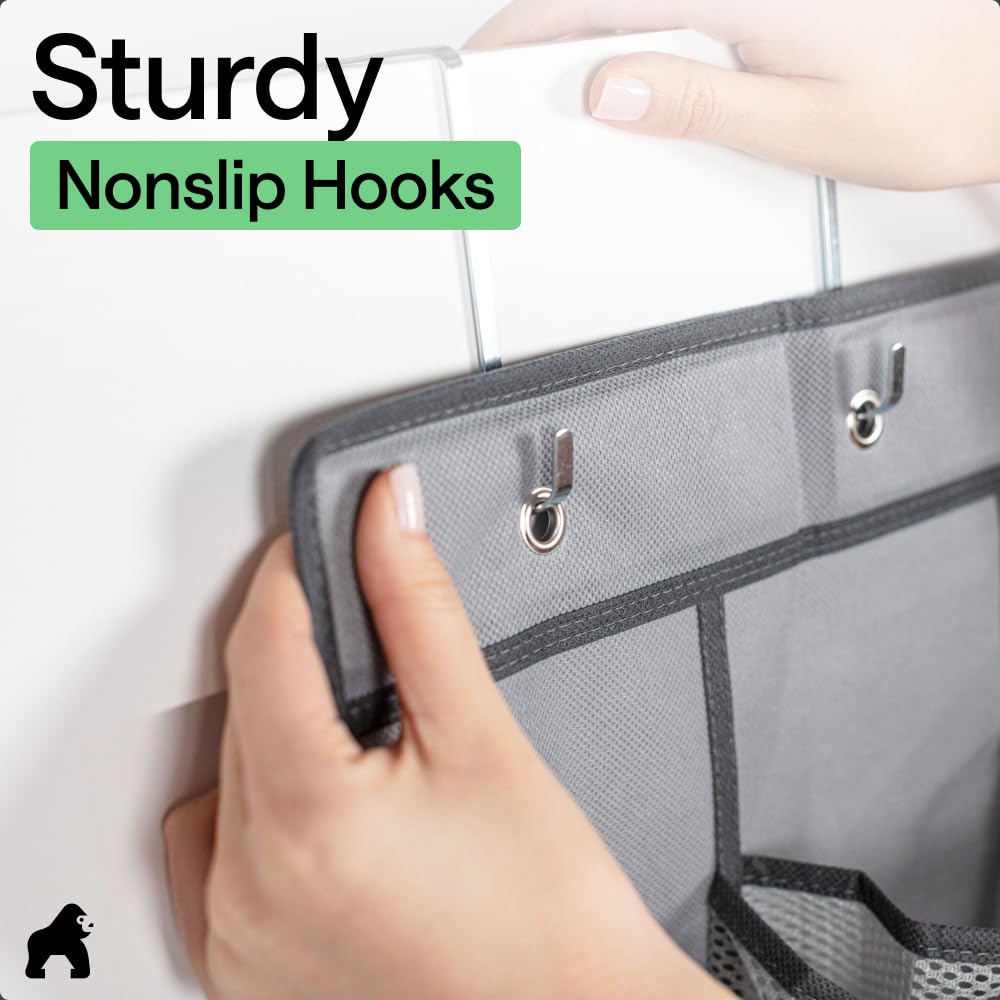 Gorilla Grip holds up to 40 pounds for versatile, clutter-free storage.