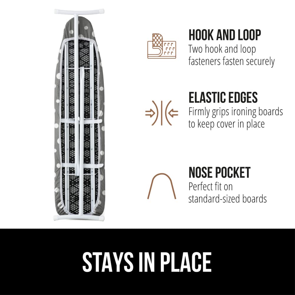 GORILLA GRIP double-fastener straps provide extra security on standard boards.