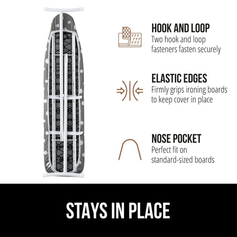 GORILLA GRIP double-fastener straps provide extra security on standard boards.
