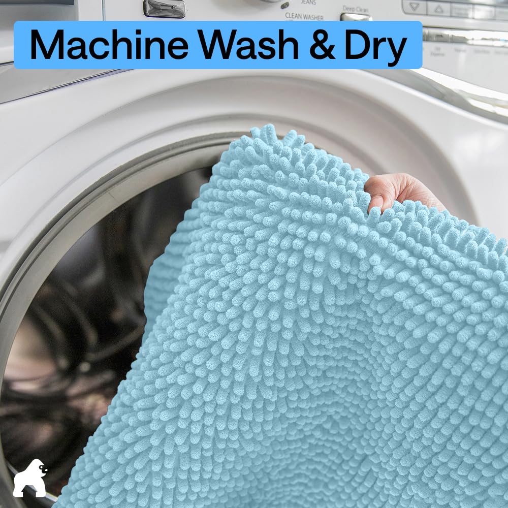 GORILLA GRIP wash-and-dry-friendly-bath-mat is easy to care for.