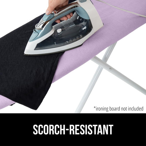 GORILLA GRIP water stain resistant ironing cover keeps garments clean during demanding sessions