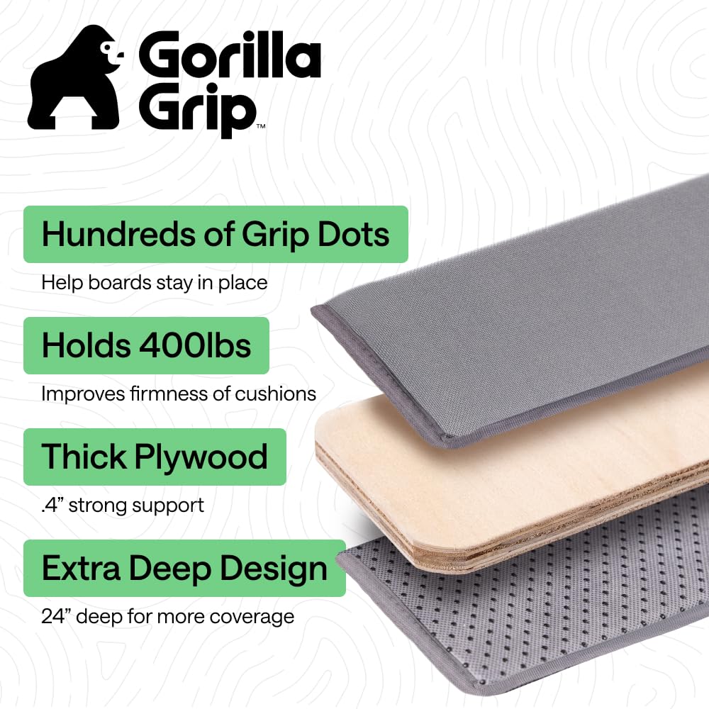 GORILLA GRIP wide 21-5 inch coverage enhancing cushion support