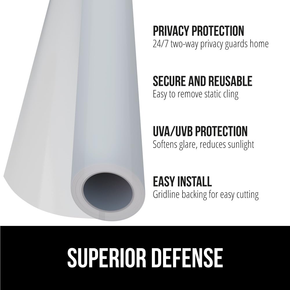 Gorilla Guard window film in use, reducing glare during daylight.