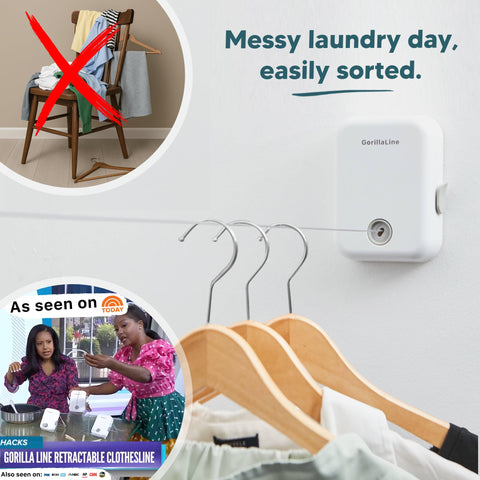 GorillaLine stainless steel housing provides durable laundry hardware