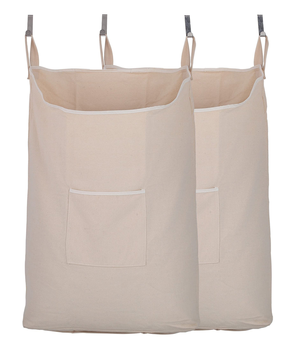 GORISEN laundry collector beige with 65L capacity for space-saving storage.