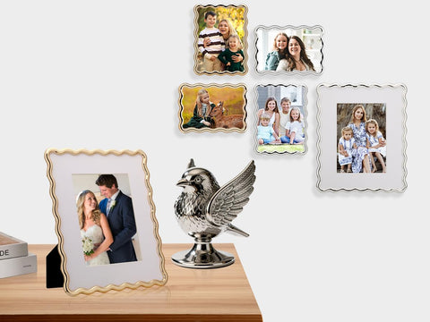 GorYeeFine acid-free mat for 5x7 photos creates a clean border.