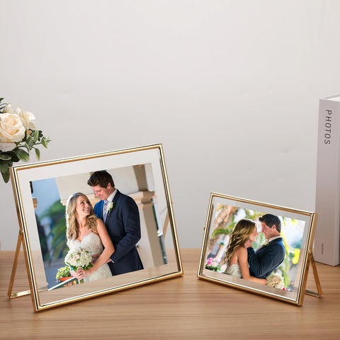 GorYeeFine double glass with polished gold finish for clear, safe viewing.