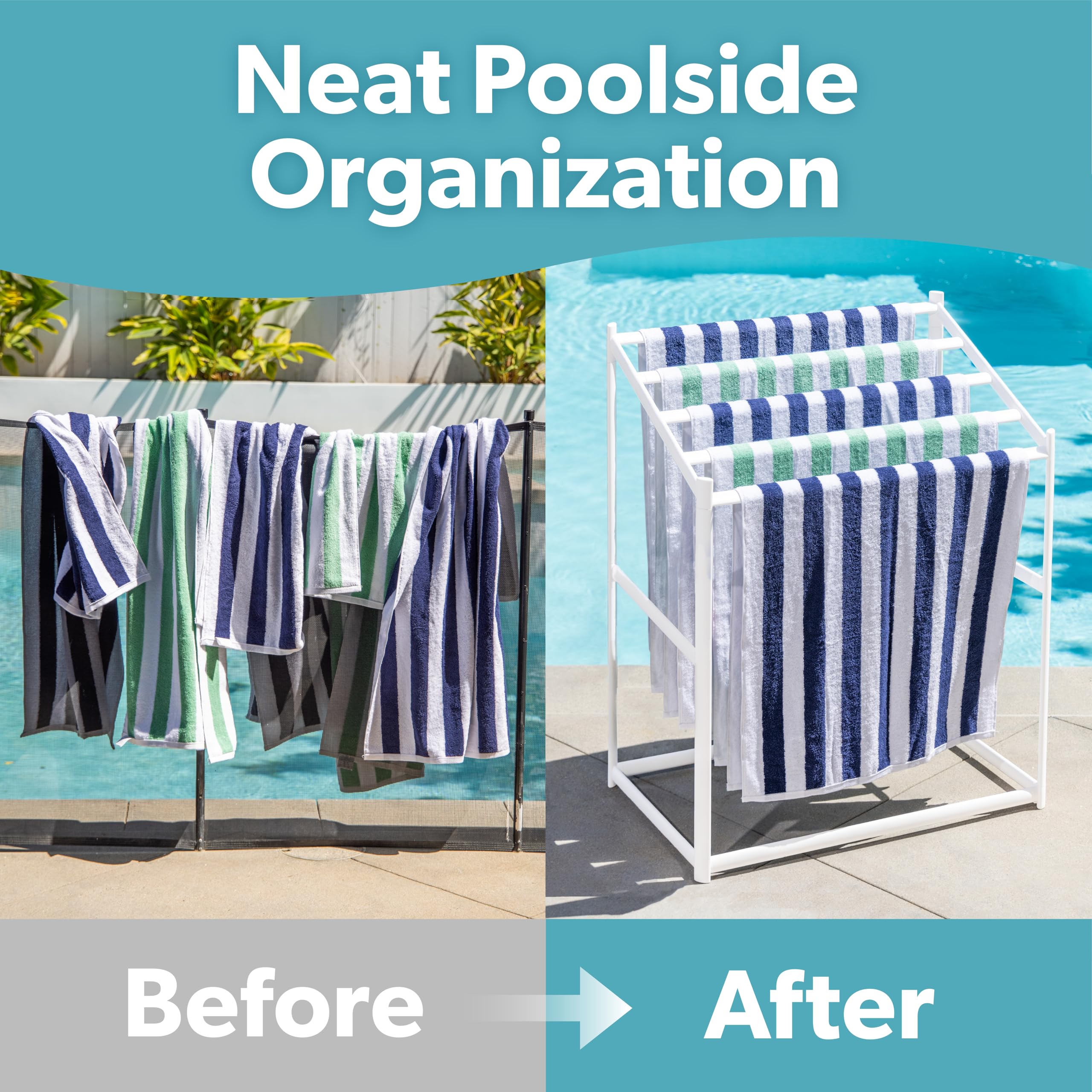 GoSports easy-clean design cleans with a damp cloth after pool days.