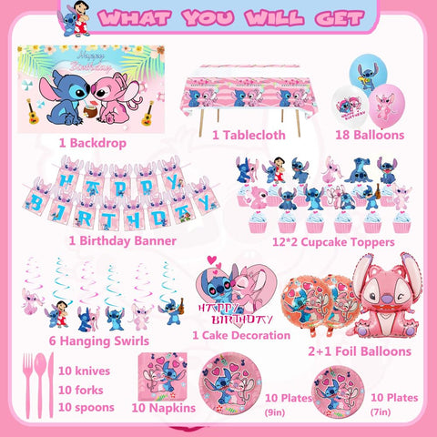 GOTOFUN pink cartoon backdrop creates a photo-ready scene for a memorable party.
