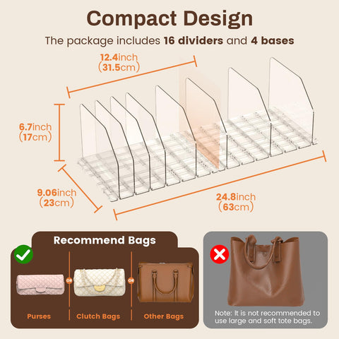 Compact design helps maximize small closet space without clutter.