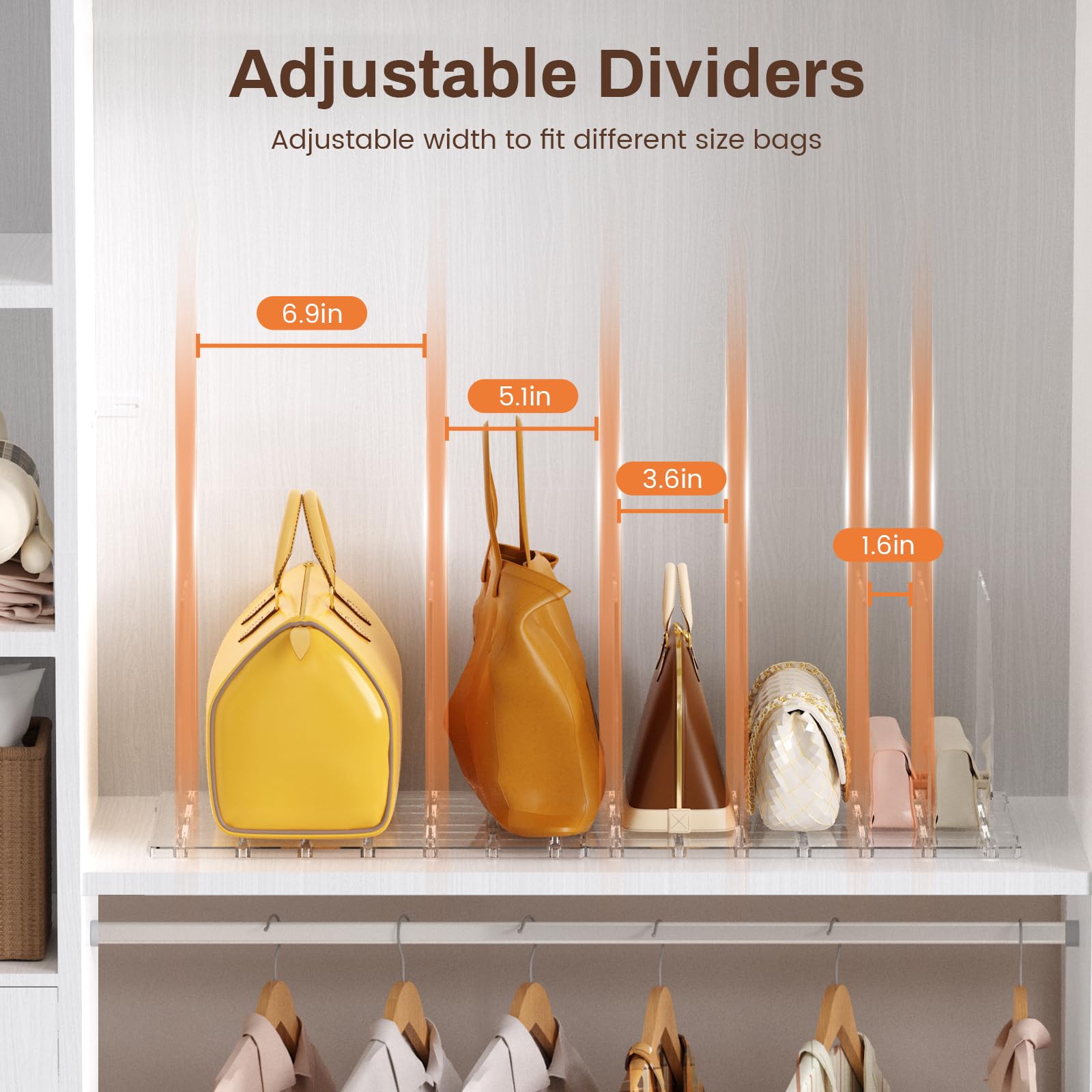 Durable PET material offers sturdy, long-lasting, transparent storage.