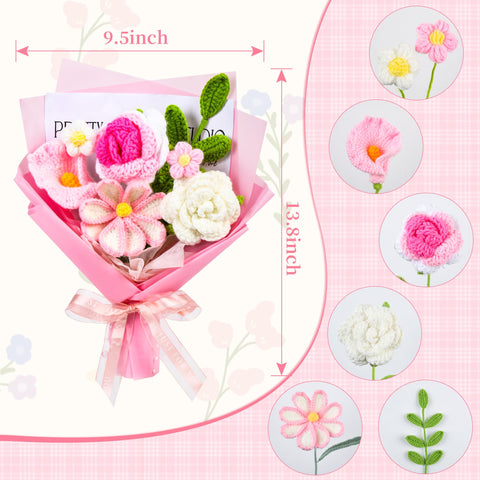 Gouraml crochet bouquet calla lily, cheerful accent that brightens tables.