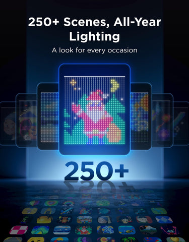 Combine up to 3 sets for a giant display
