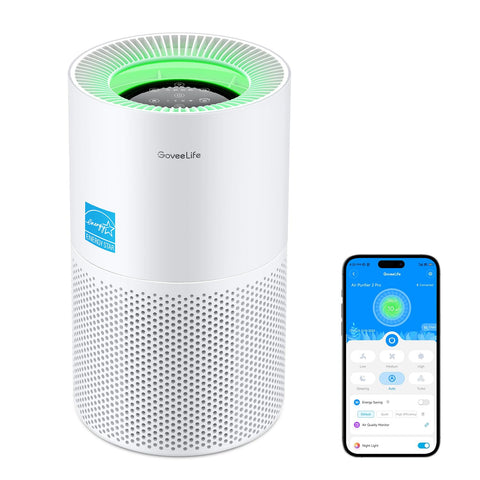 GoveeLife air purifier base unit for compact, efficient air cleaning.