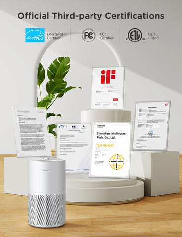 GoveeLife turbo mode delivers rapid purification when air quality drops.