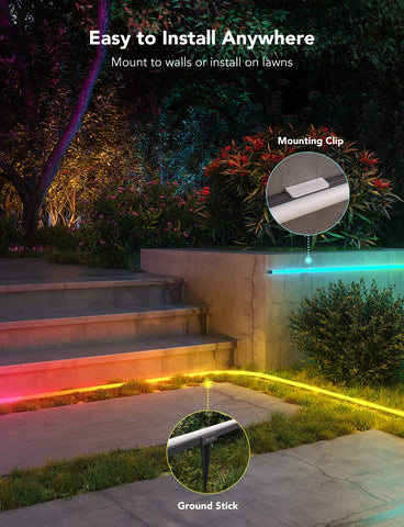 Govee rope light with timer and DIY scenes for customized daily lighting.
