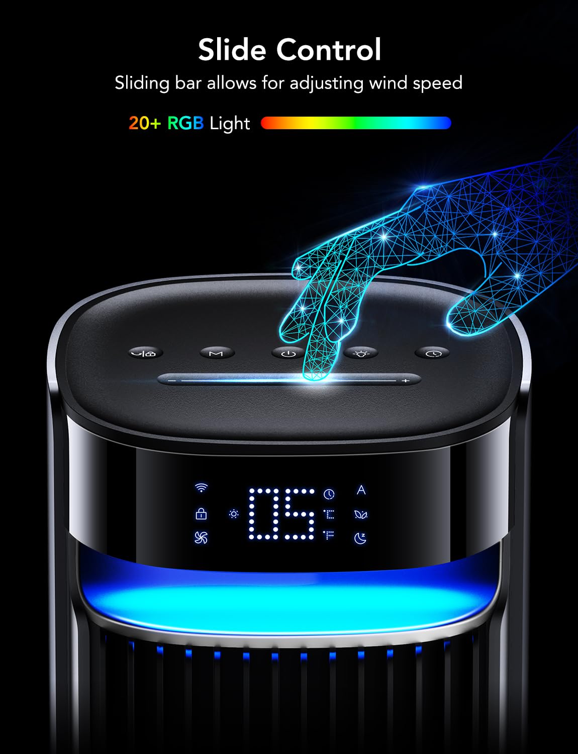 GoveeLife 24-hour timer function illustrated for scheduled cooling