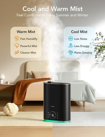 GoveeLife ultra-quiet operation at 26 dB for undisturbed rest