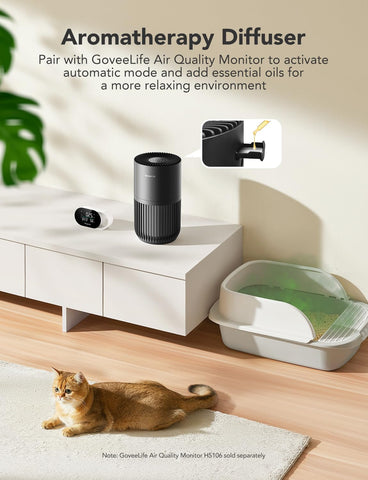 GoveeLife mini air purifier targets odors and pollen