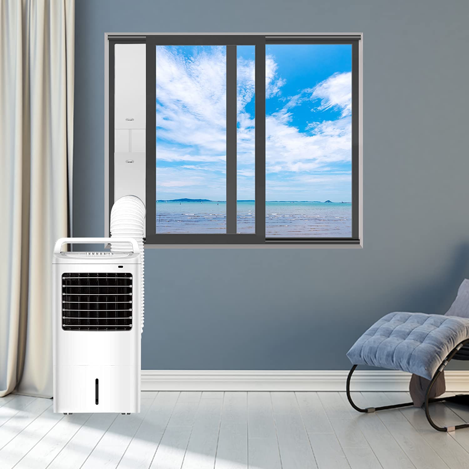 GOZFLVT adjustable window seal panel for versatile widths
