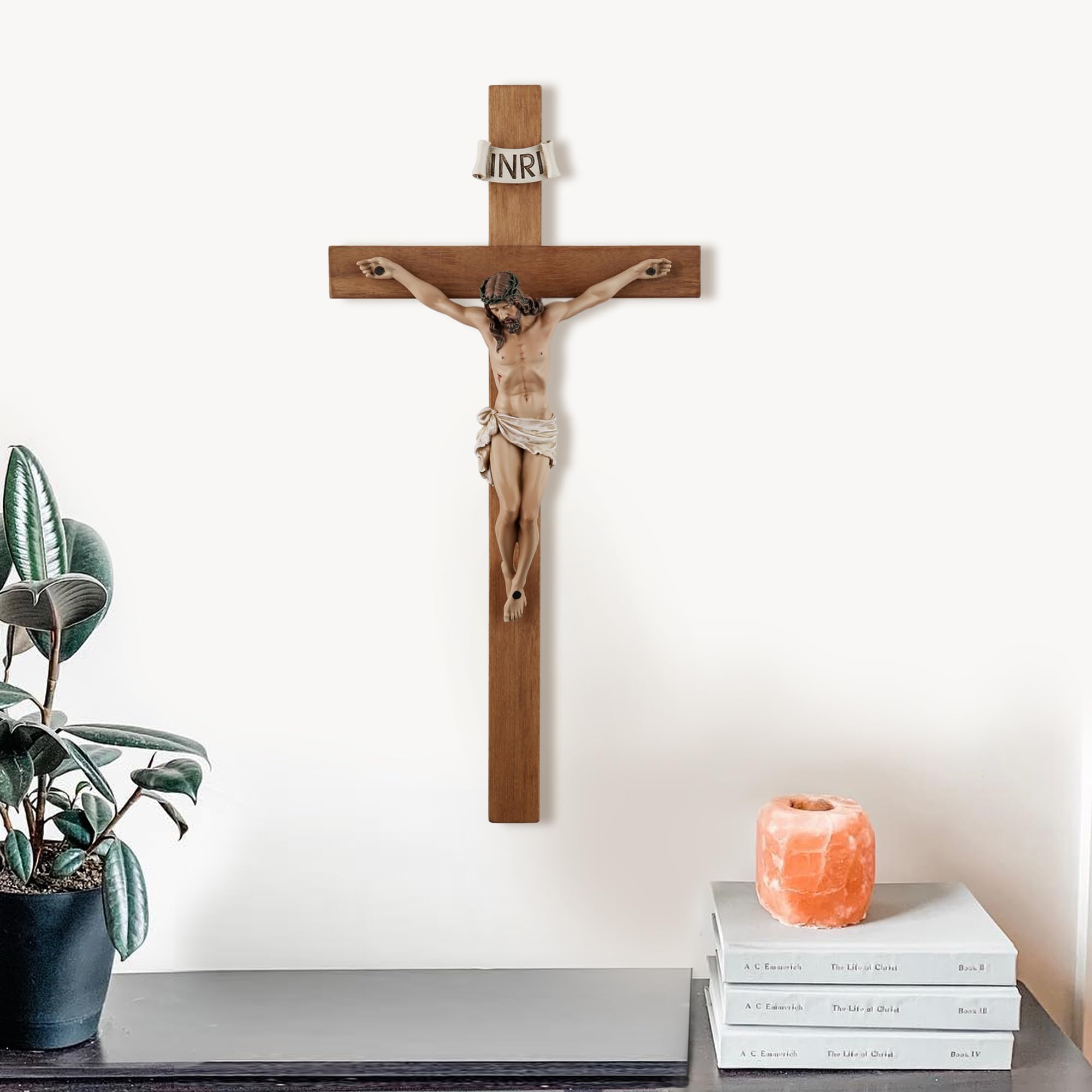 Grace4Joy cross placed on a bedside altar for personal reflection