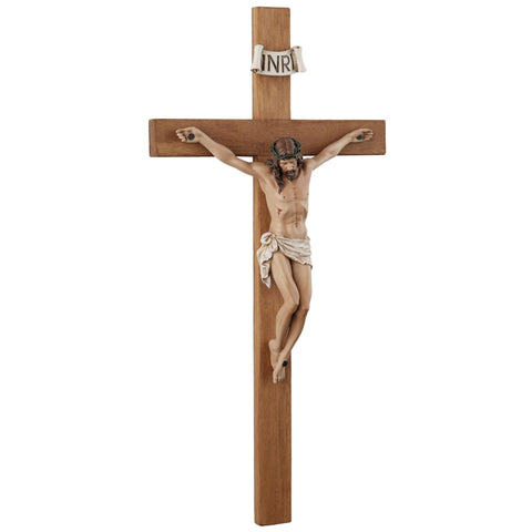 Grace4Joy closeup of olive wood grain on crucifix
