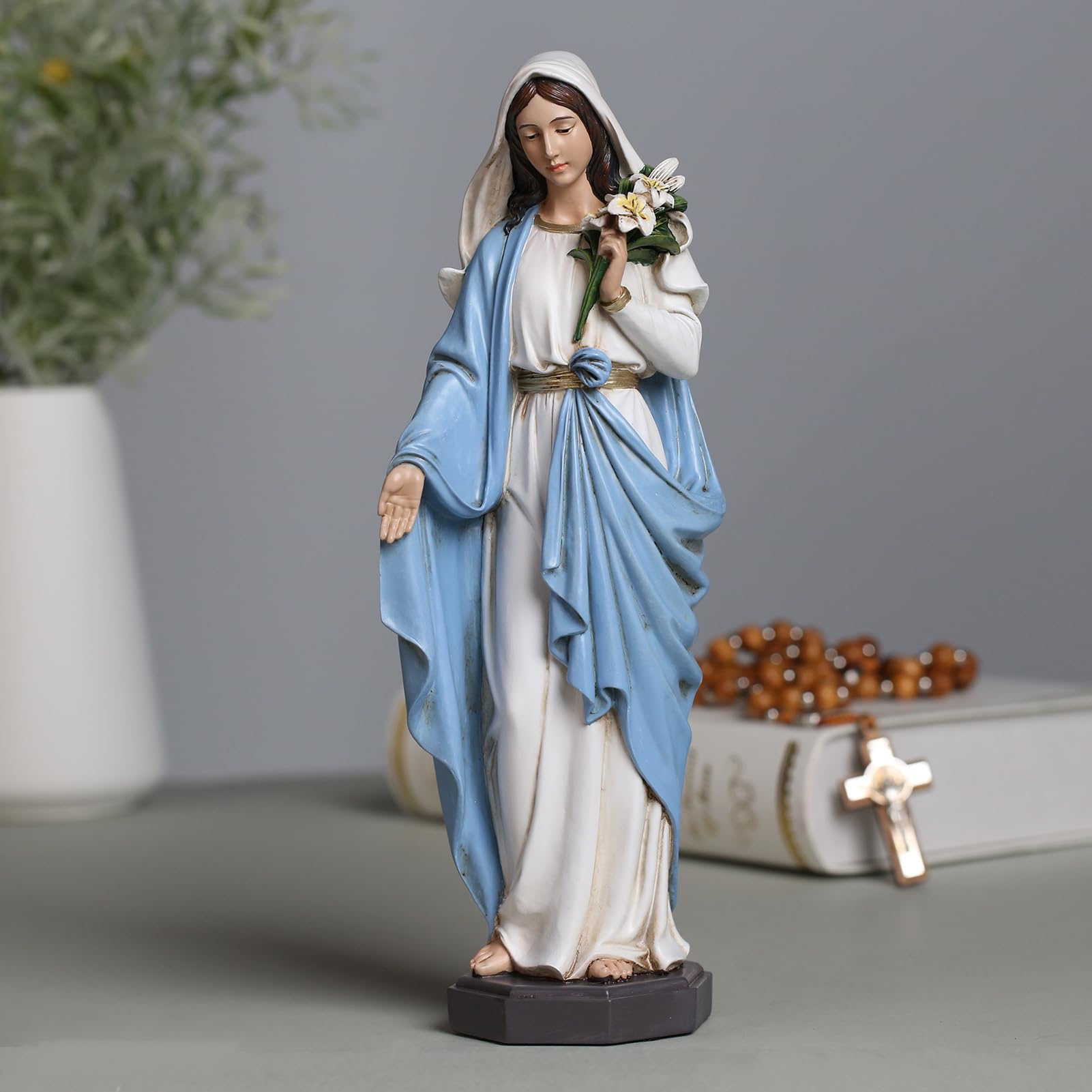 Grace4Joy Virgin Mary statue shown as a thoughtful gift-ready piece