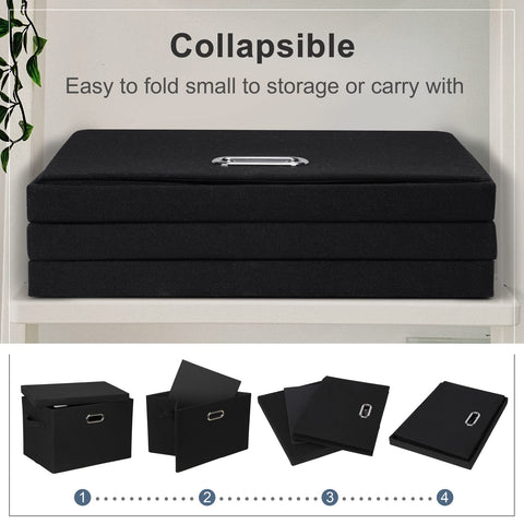 Graciadeco closet boxes for bedroom and office keep things visible and tidy.