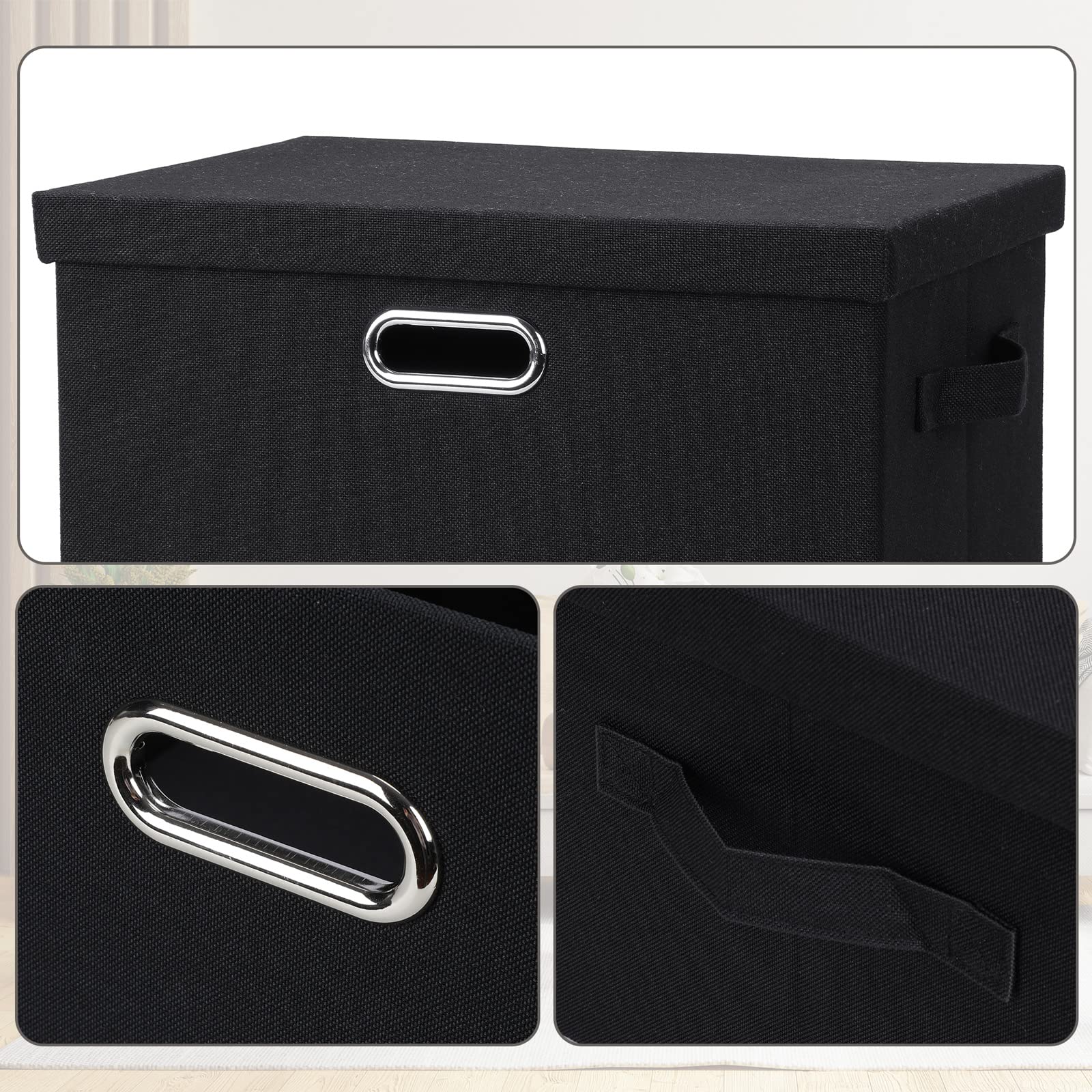 Graciadeco dust-protected linen storage keeps items clean and ready to use.