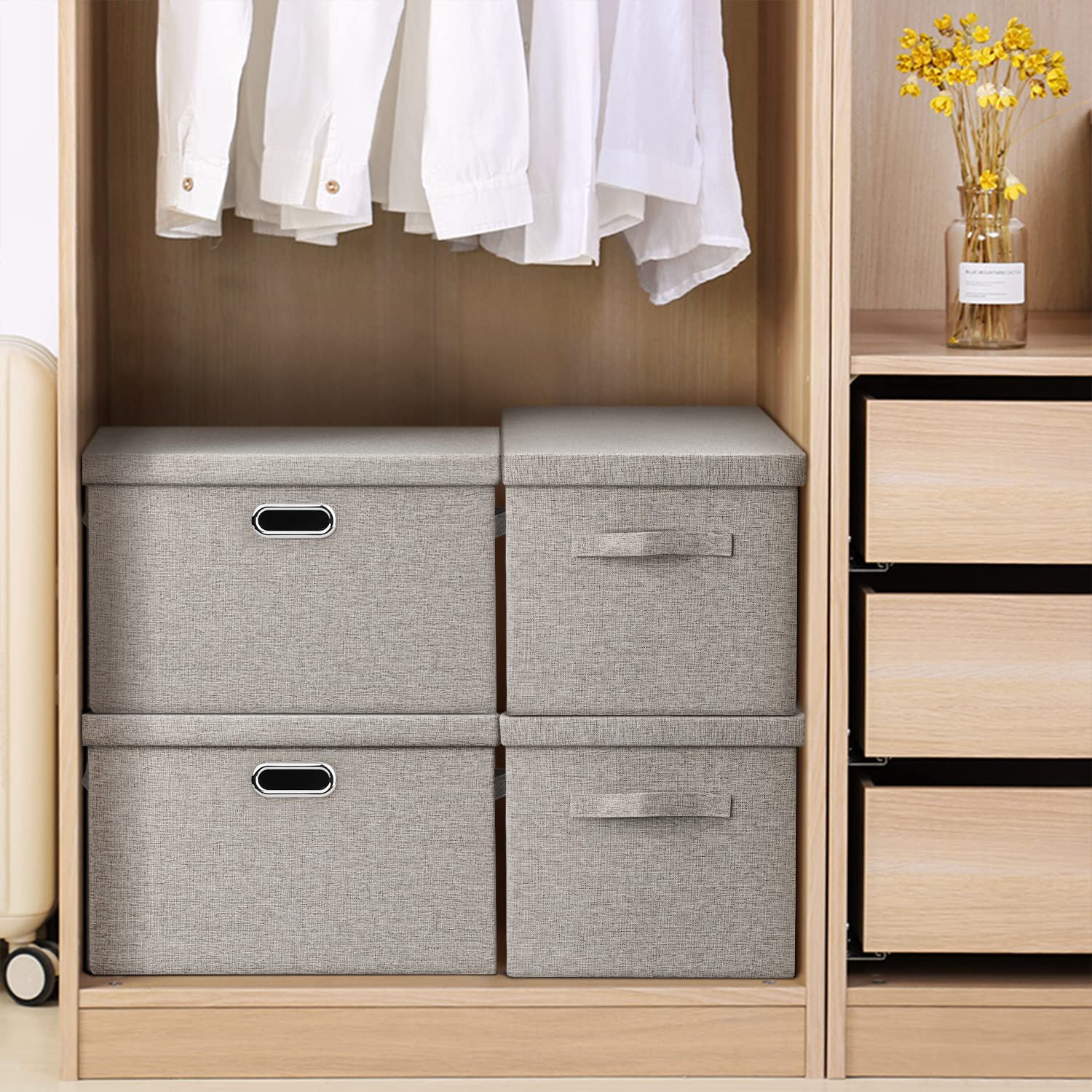 Graciadeco durable storage bin withstands daily use with reliable strength.