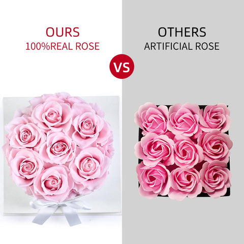 Graclect forever rose box with gift bag, ready to gift for special occasions.
