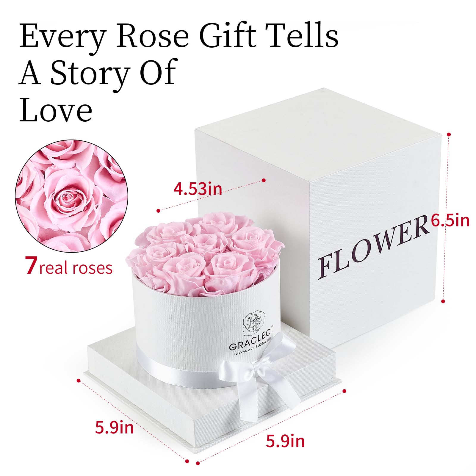 Graclect rose box in a cozy room, a durable centerpiece and decor piece.