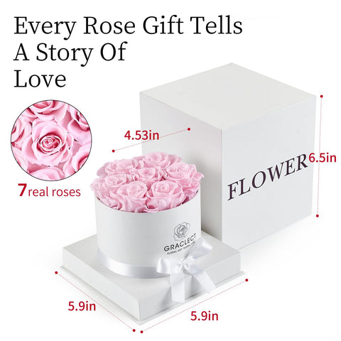 Graclect rose box in a cozy room, a durable centerpiece and decor piece.