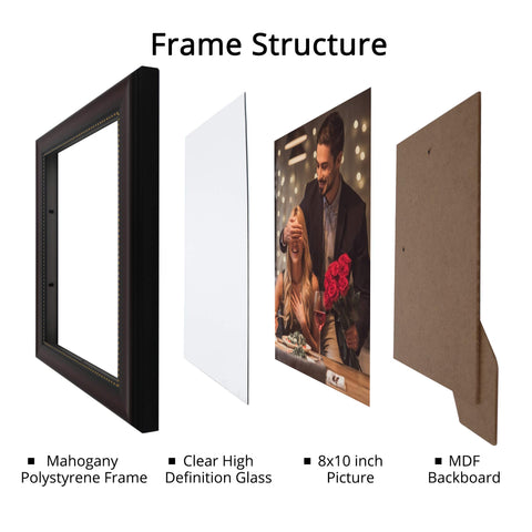 GraduatePro desk-ready wooden frame enhances tabletop memories