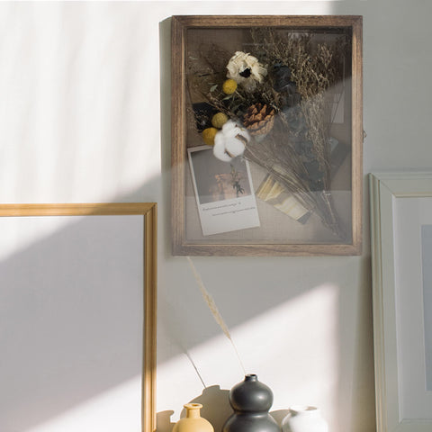 GraduatePro shadow box 11x14 linen back provides refined texture to memories.