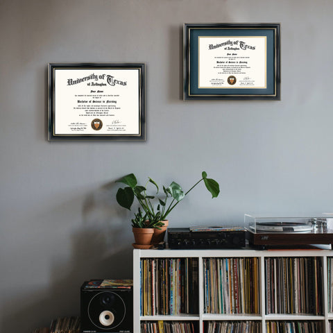 GraduationMall frame 11x14 certificates without mat ready for display