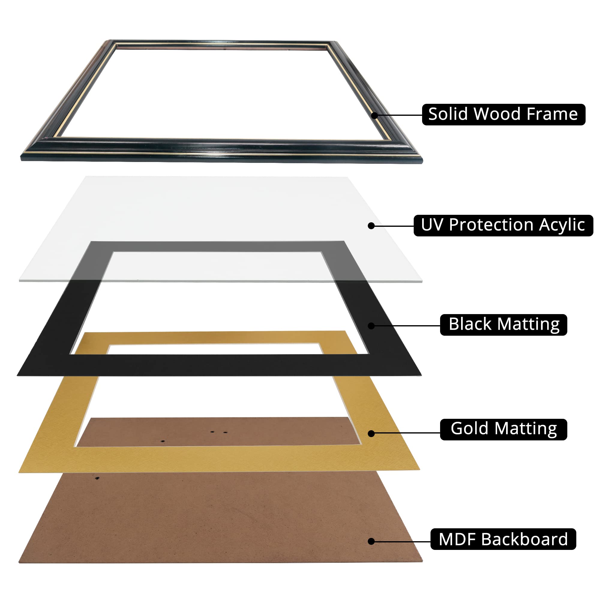 GraduationMall mahogany-inspired frame with gold beaded design makes a gift-ready keepsake.