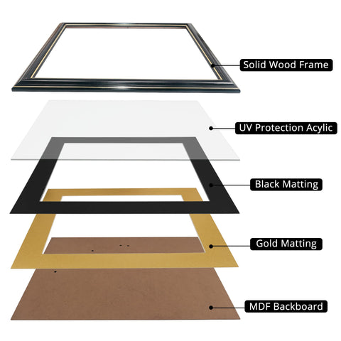 GraduationMall mahogany-inspired frame with gold beaded design makes a gift-ready keepsake.