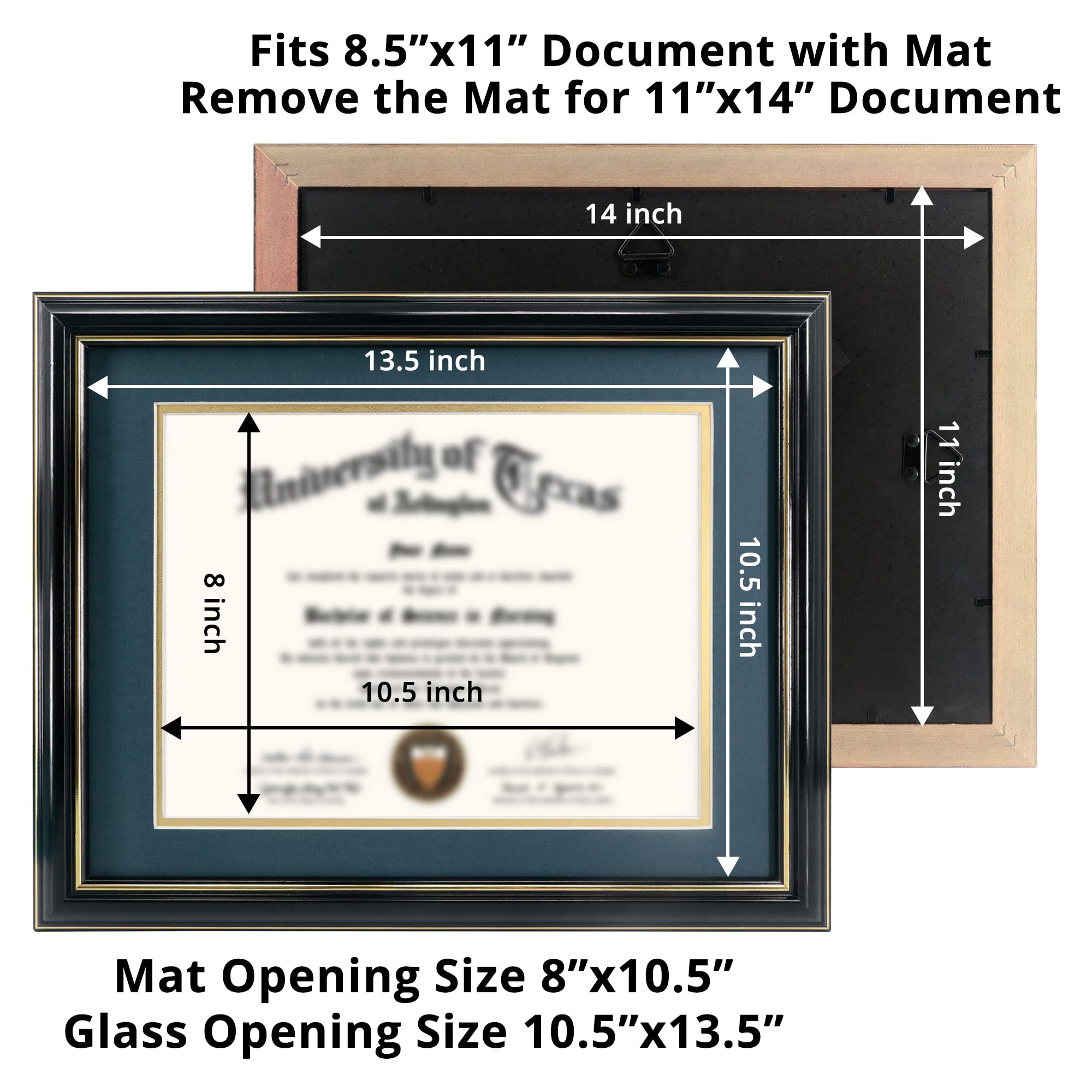 GraduationMall tempered glass protects documents from dust and scratches