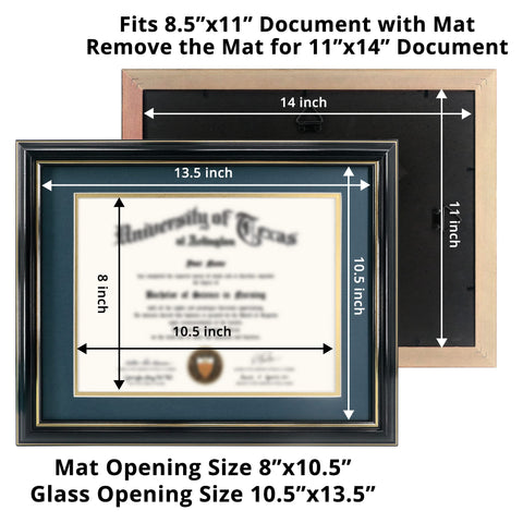 GraduationMall tempered glass protects documents from dust and scratches