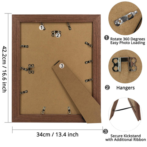 GraduationMall wall-hanging hardware supports vertical or horizontal installation