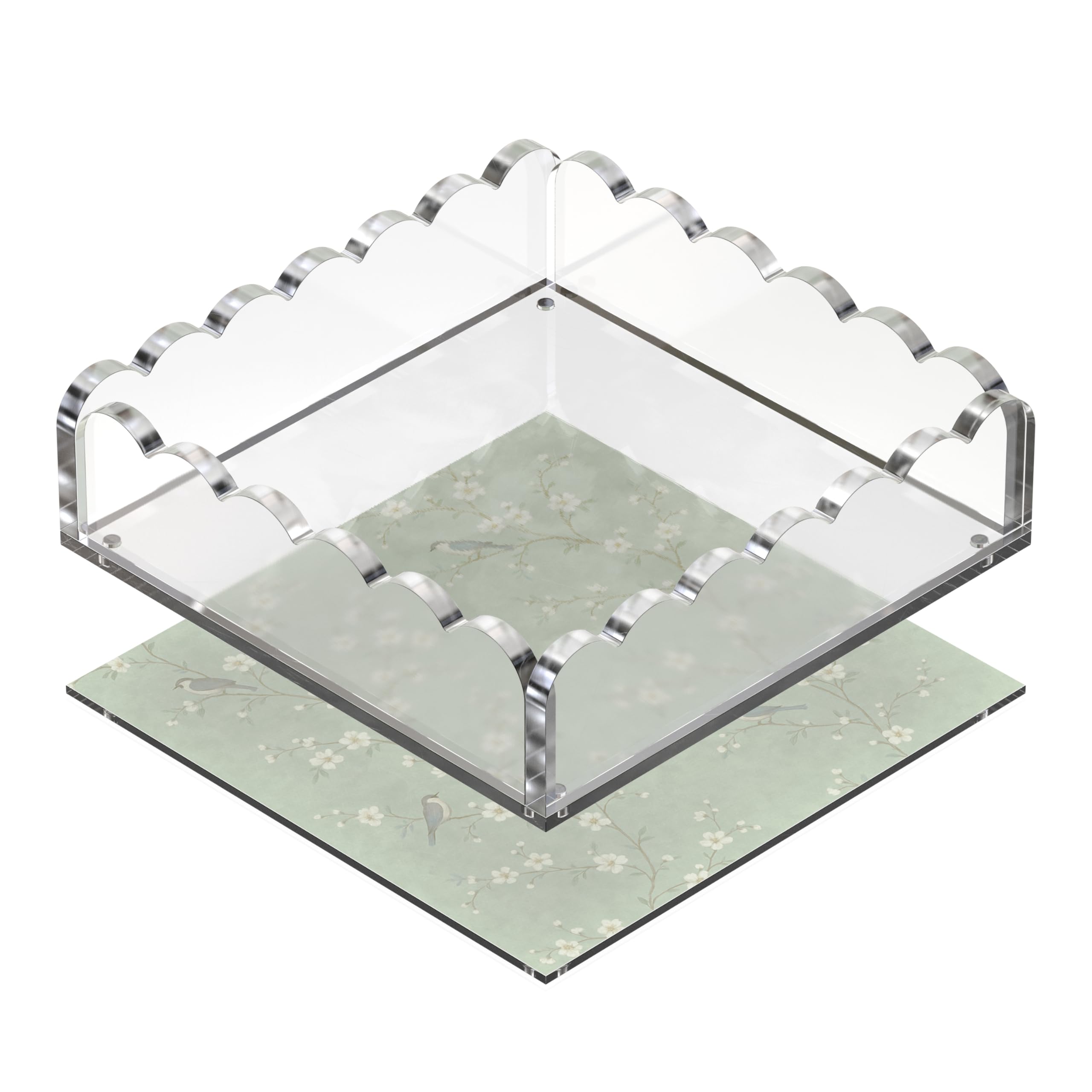 Graham Design magnetic mat holds 8x8 prints securely.